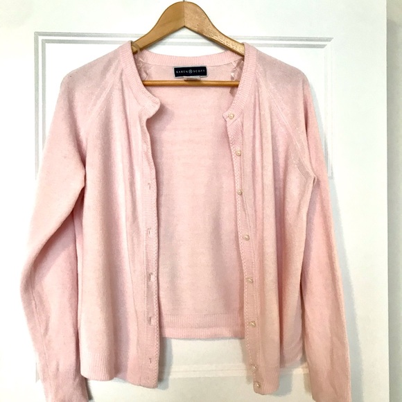 ✨2 for $20✨ Karen Scott Cardigan in Pink - Picture 2 of 6